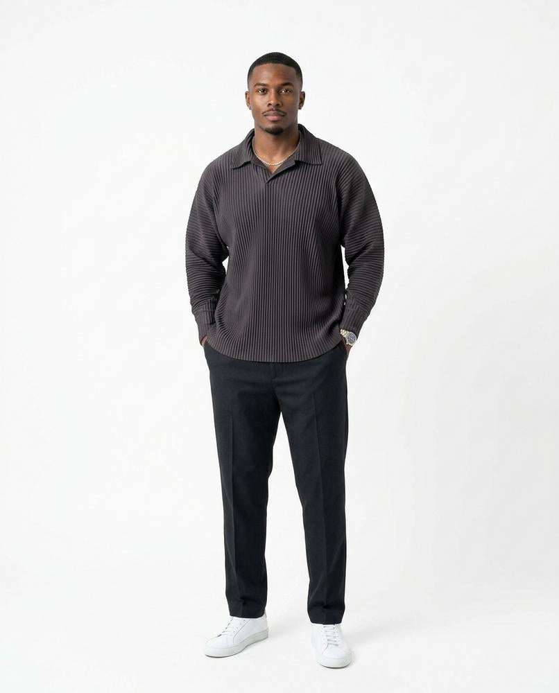 Nord Wear - Cabot | Pleated Collared Sweater Men