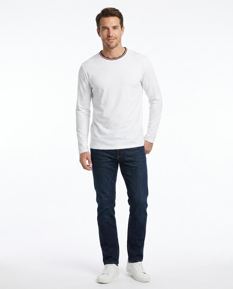 Nord Wear - Vatad | Long-Sleeved Contrast-Collar T-Shirt Men