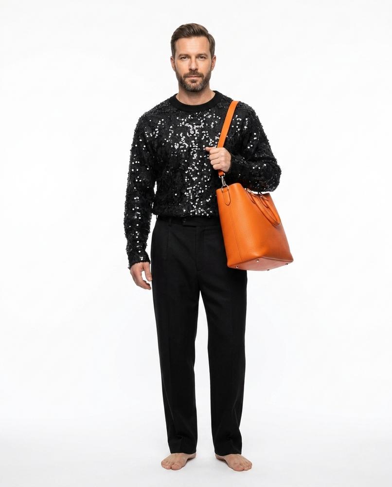 Nord Wear - Mobov | Sequined Long-Sleeved Sweater Men