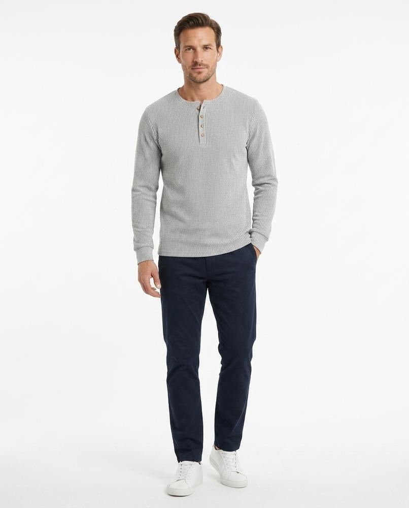 Nord Wear - Dodor | Striped Henley Shirt Men