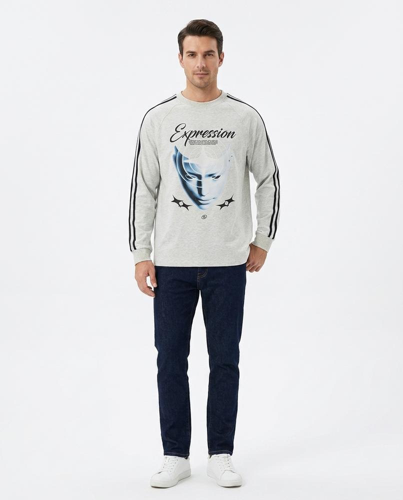 Nord Wear - Nodem | Printed Raglan Sleeve Sweatshirt Unisex