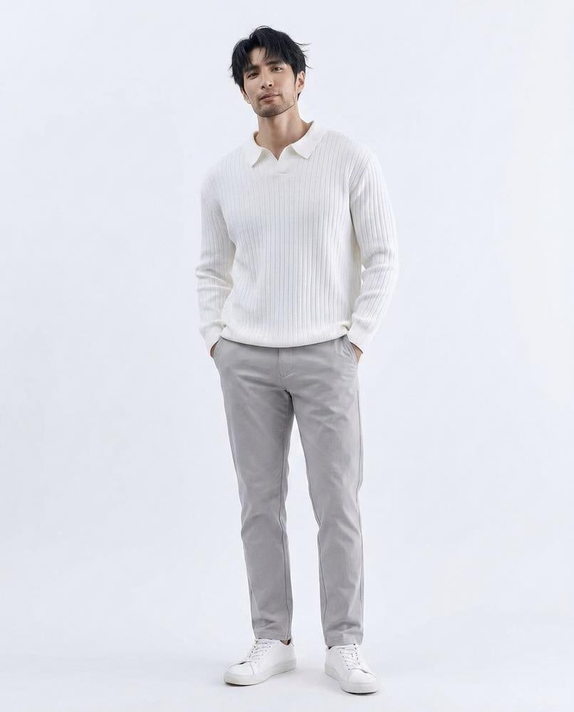 Nord Wear - Zonok | Ribbed Polo-Collar Sweater Men