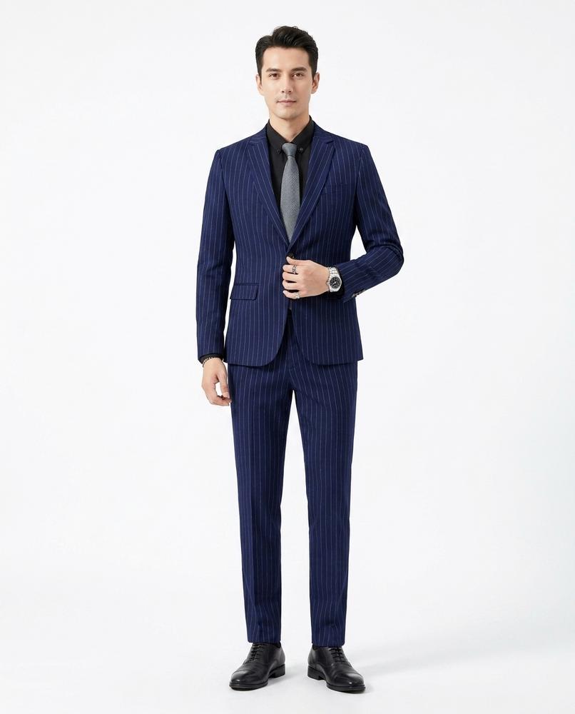 Nord Wear - Tular | Pinstripe Slim-Fit Suit Men