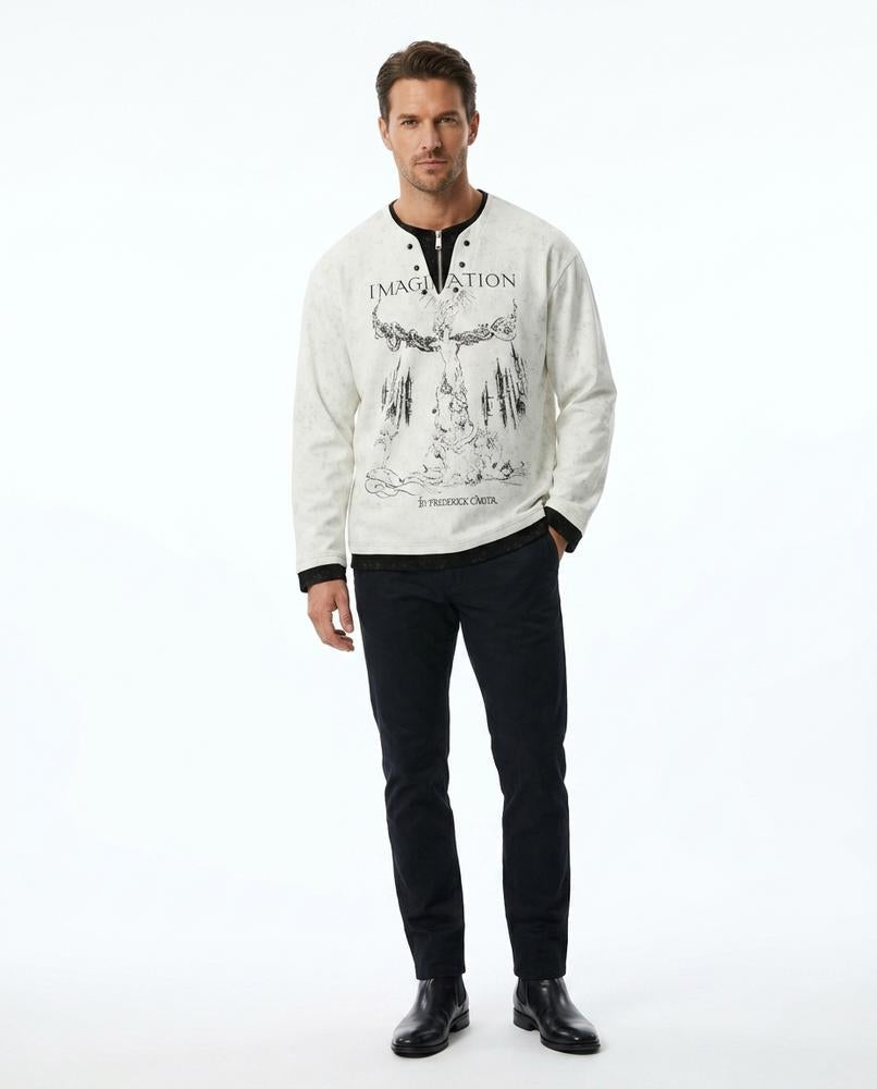 Nord Wear - Kemur | Printed Washed Sweatshirt Men