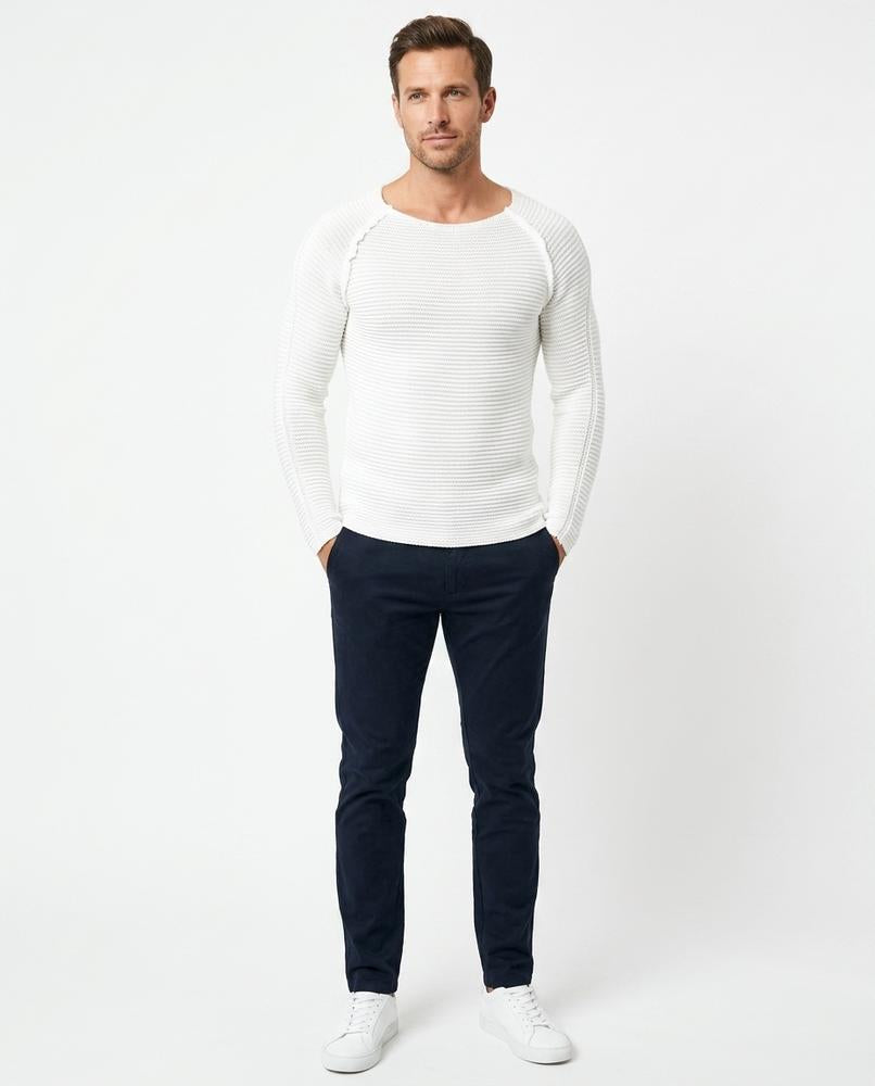 Nord Wear - Dizuk | Rib-Knit Slim Fit Sweater Men