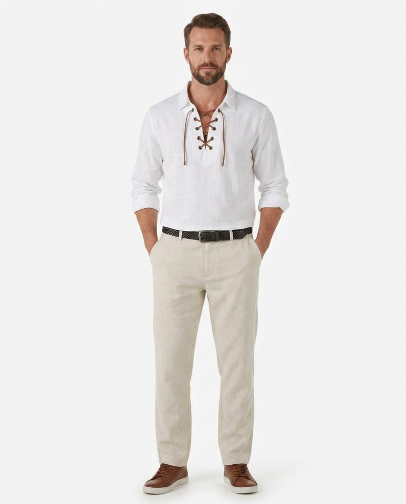 Nord Wear - Aivon | Lace-Up Long-Sleeved Shirt Men
