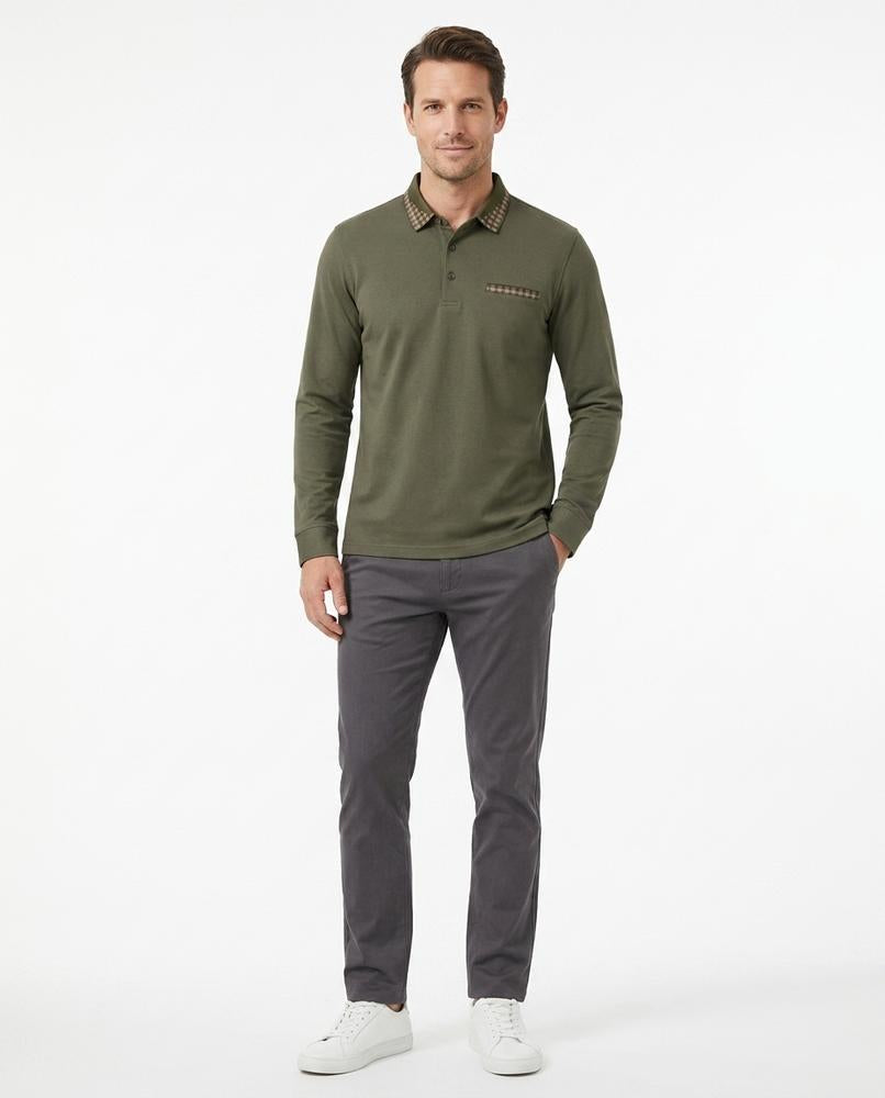 Nord Wear - Sipad | Long-Sleeved Contrast-Collar Shirt Men