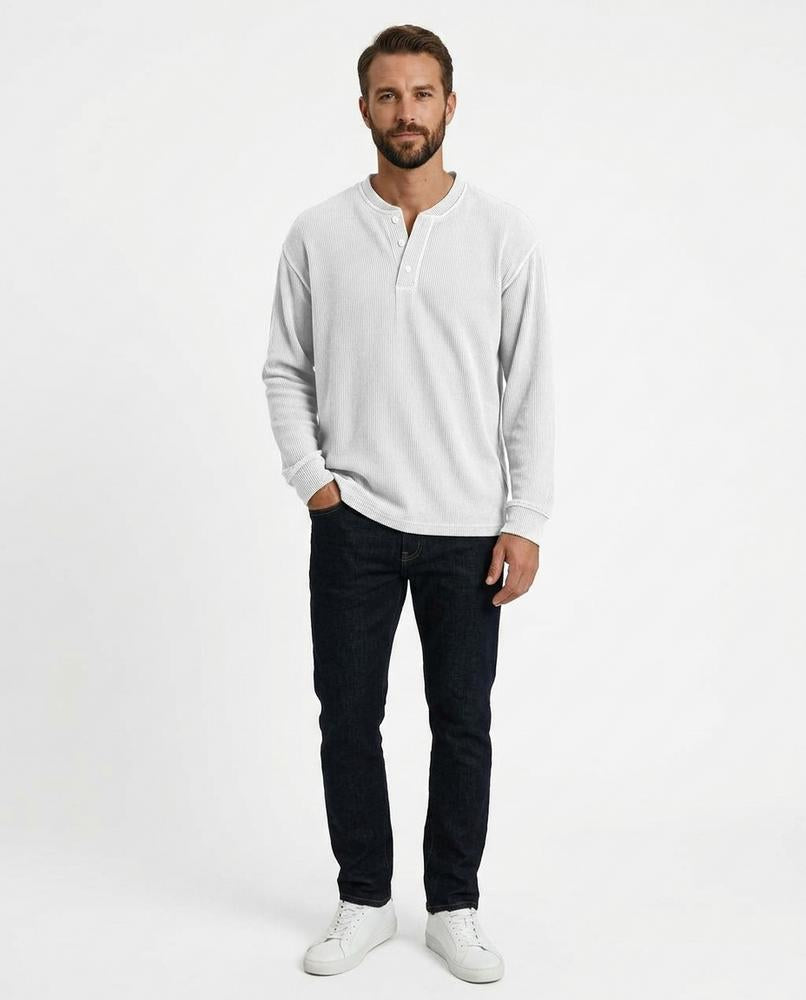 Nord Wear - Zeget | Ribbed Henley Shirt Men