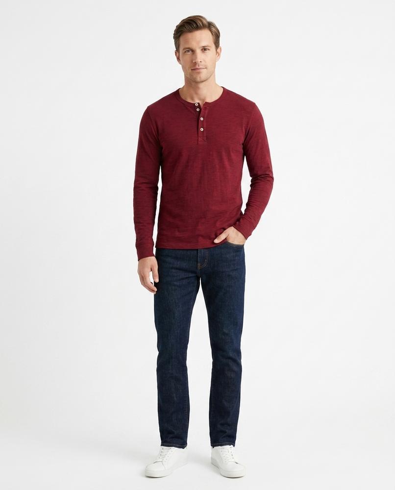 Nord Wear - Dupok | Long-Sleeved Buttoned Placket T-Shirt Men