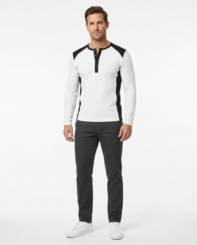 Nord Wear - Mibud | Waffle-Knit Color-Block Shirt Men
