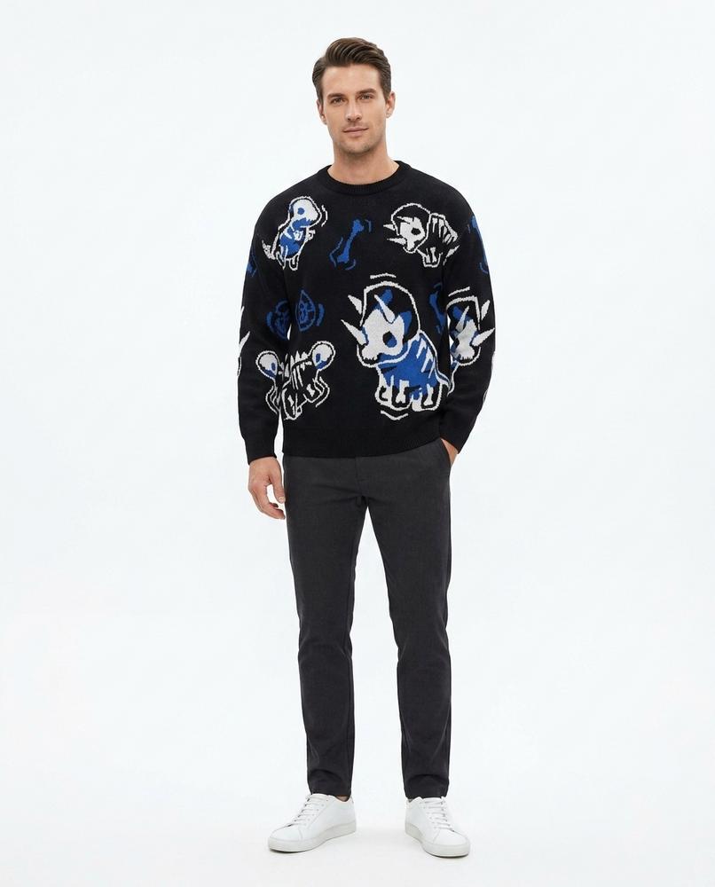 Nord Wear - Kekok | Patterned Knit Crewneck Sweater Unisex