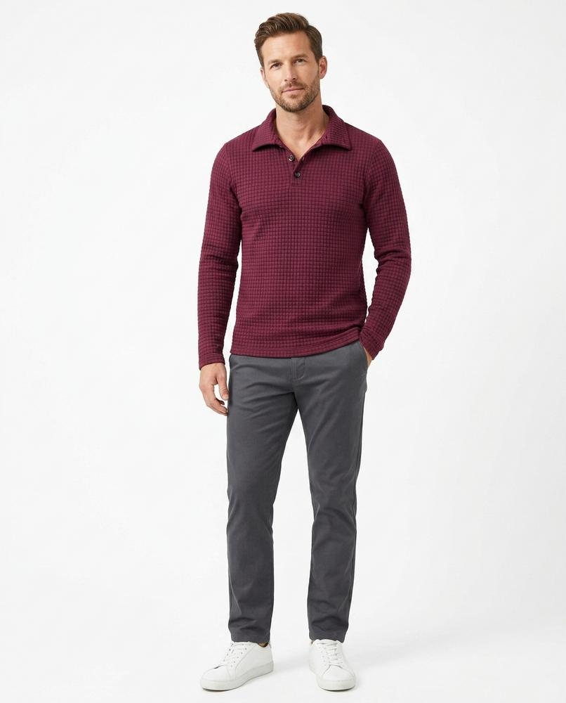 Nord Wear - Nozel | Textured Collared Sweater Men