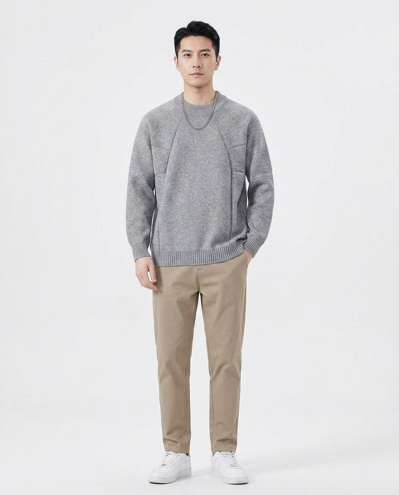 Nord Wear - Tokum | Structured Paneled Sweater Men