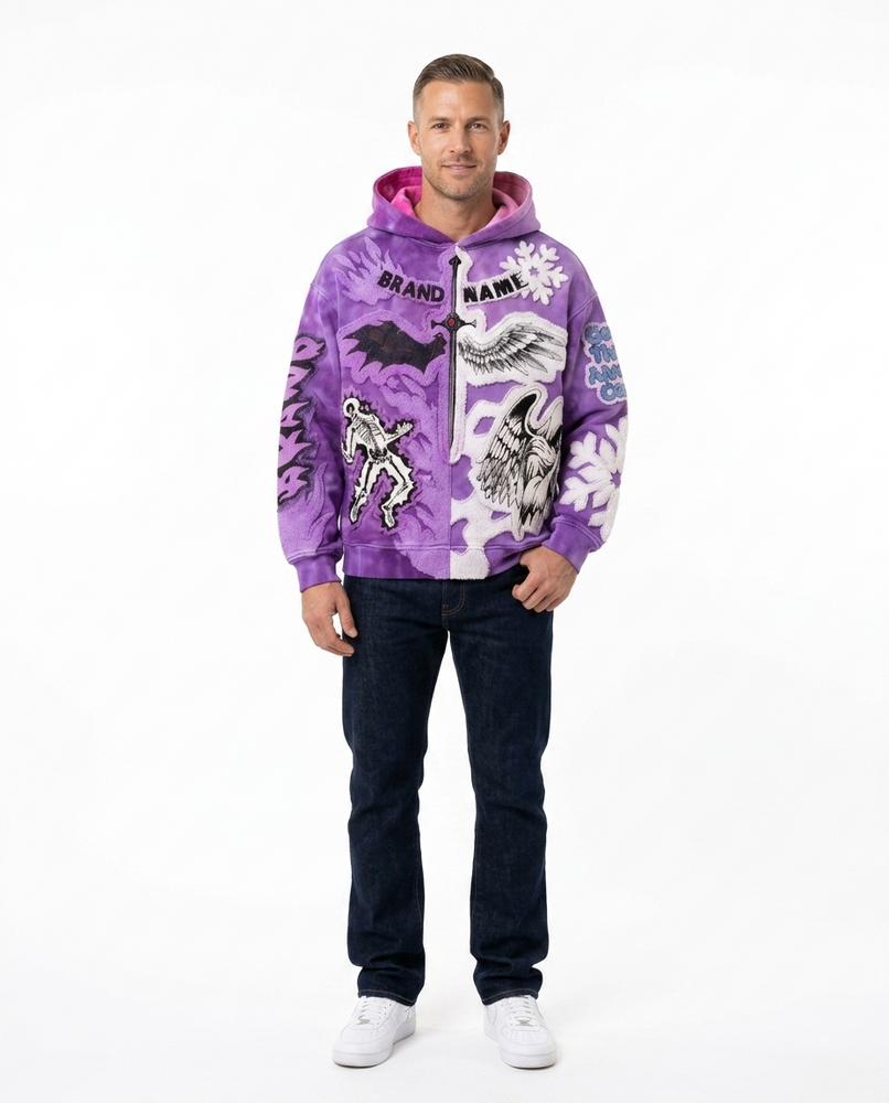 Nord Wear - Konov | Two-Tone Appliquéd Hoodie Unisex