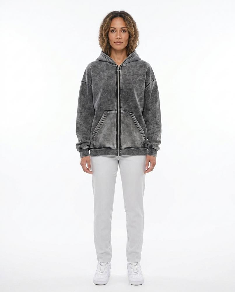 Nord Wear - Manes | Washed Zip-Up Hoodie Unisex