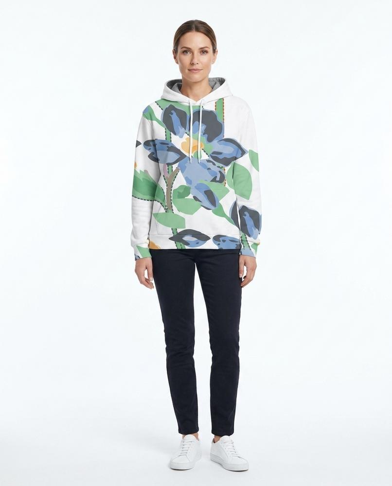 Nord Wear - Vizok | Floral Print Relaxed Fit Hoodie Women