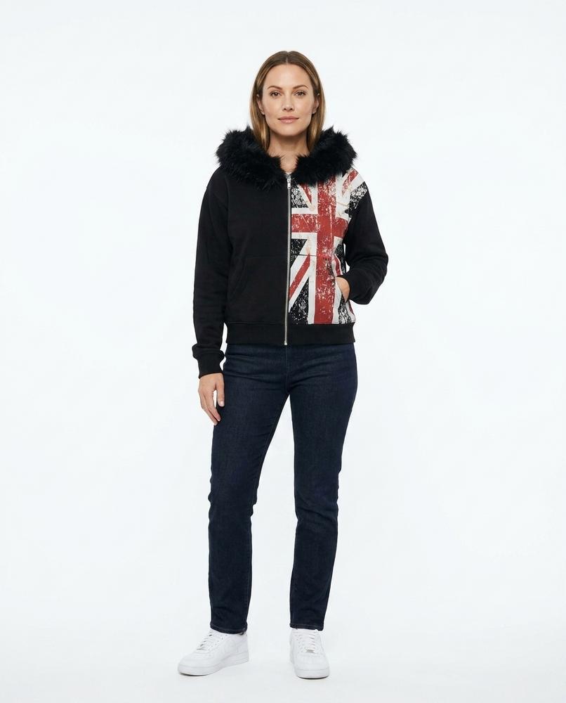 Nord Wear - Dizav | Printed Fur-Trimmed Hoodie Unisex
