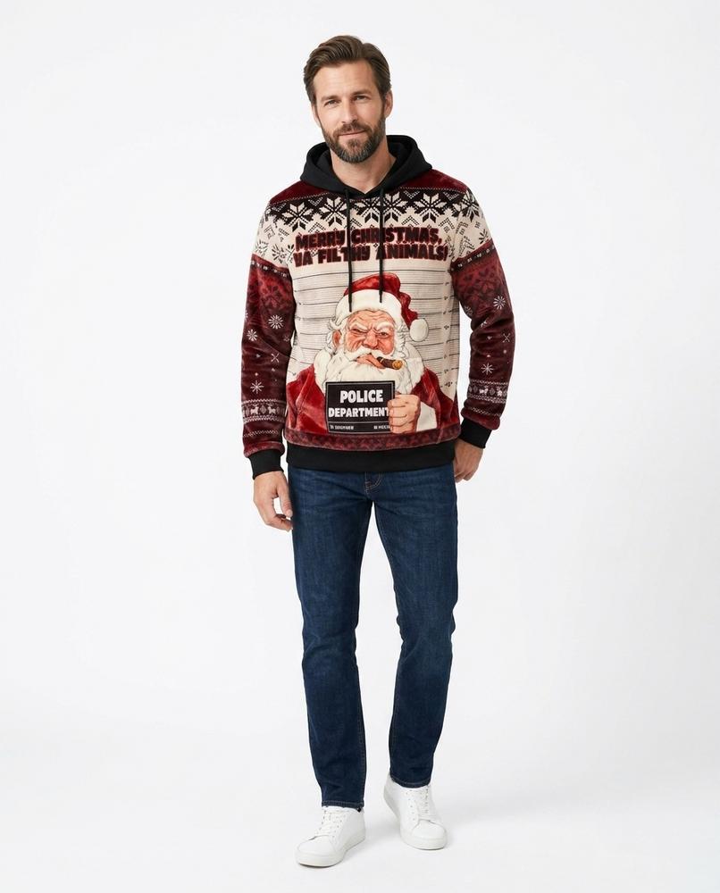 Nord Wear - Litod | Printed Plush Hoodie Men