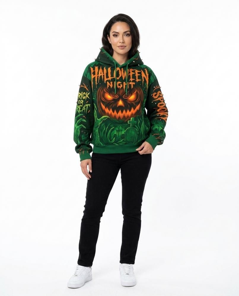 Nord Wear - Eowon | Printed Studded Hoodie Unisex