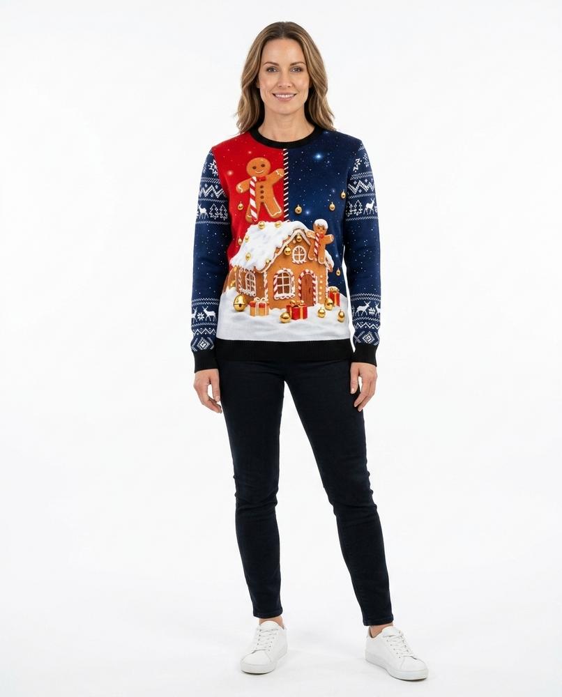 Nord Wear - Cizid | Printed Christmas-Themed Sweater Women