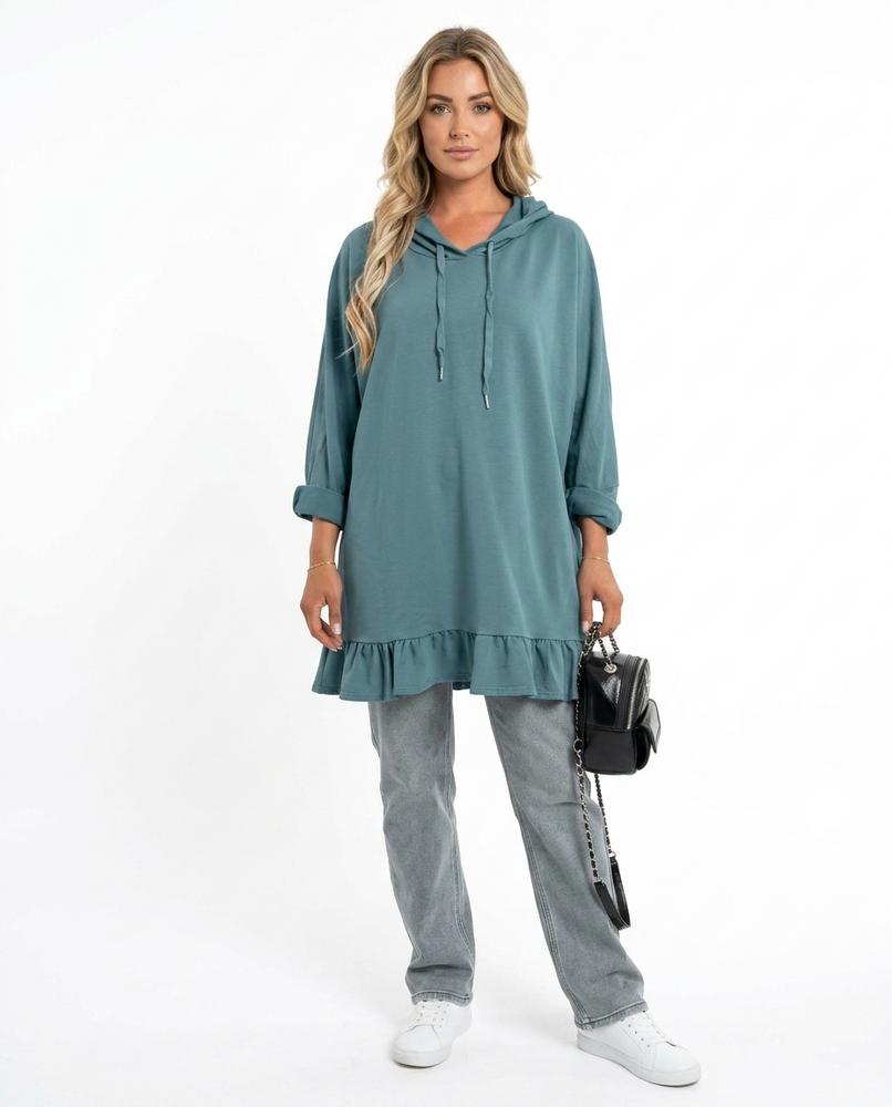 Nord Wear - Nupuv | Ruffled Hooded Tunic Women