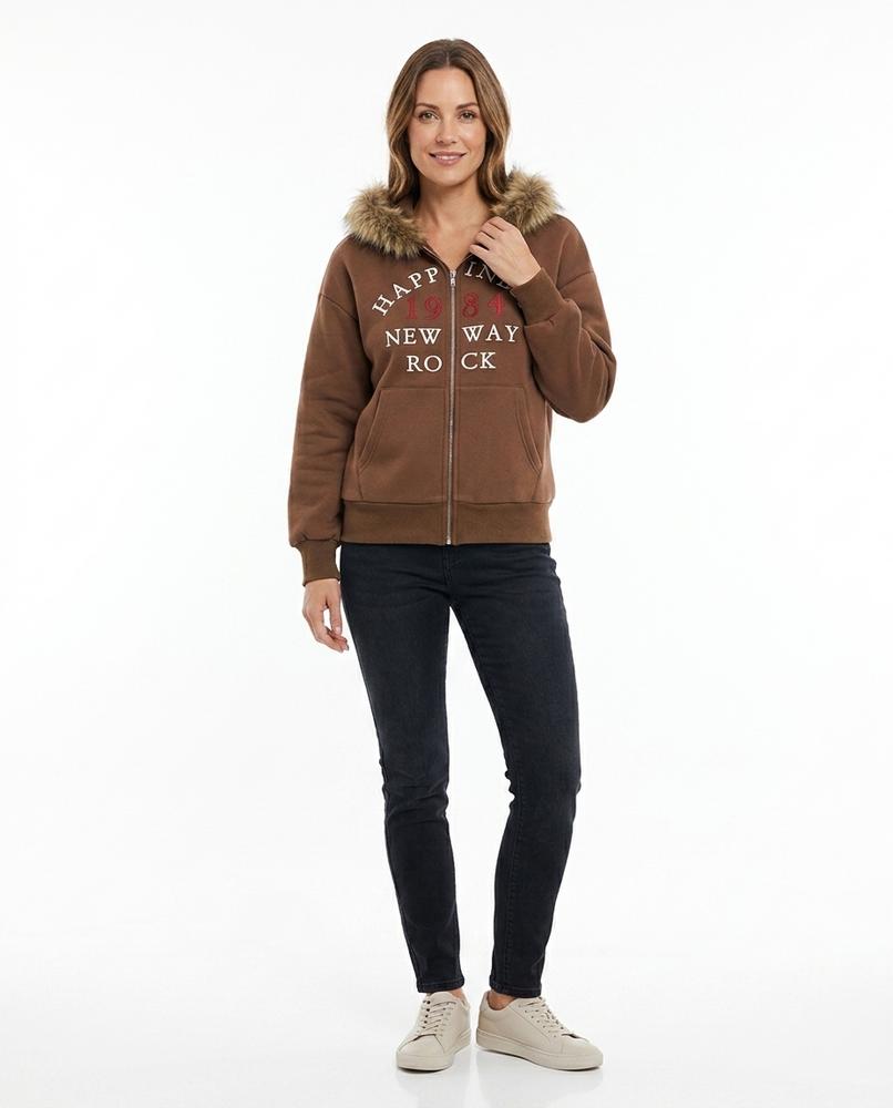 Nord Wear - Repad | Zip-Up Faux Fur-Trimmed Hoodie Women
