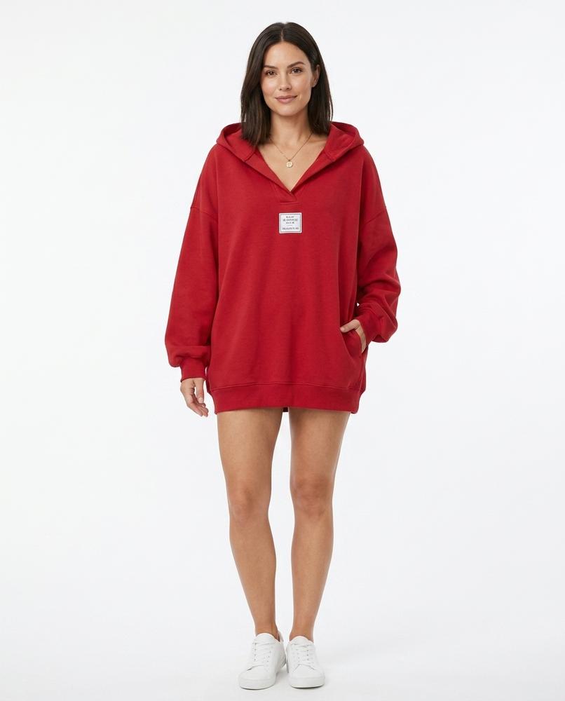 Nord Wear - Aibum | Oversized V-Neck Hoodie Women