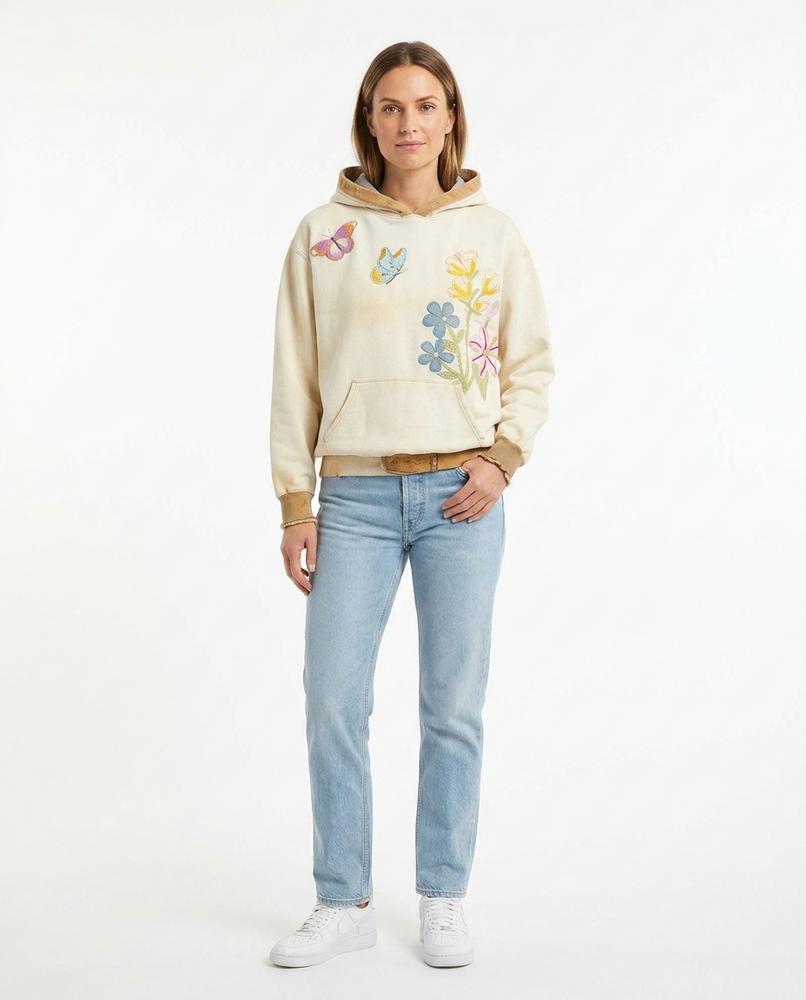 Nord Wear - Tetak | Embroidered Contrast-Trim Hoodie Women