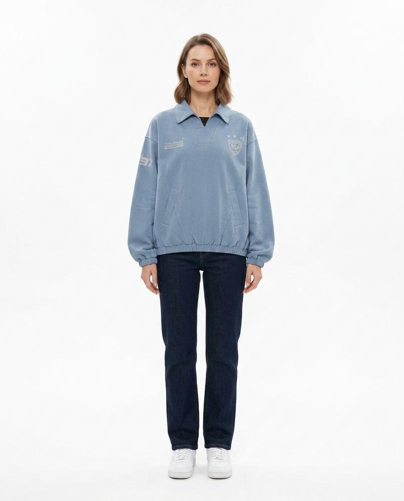 Nord Wear - Cotiv | Collared Printed Sweatshirt Unisex