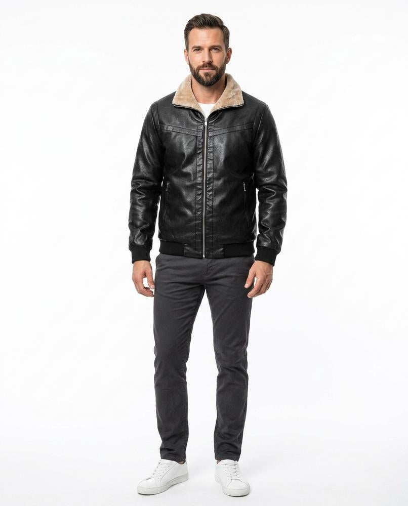 Nord Wear - Supav | Lined Faux-Leather Jacket Men