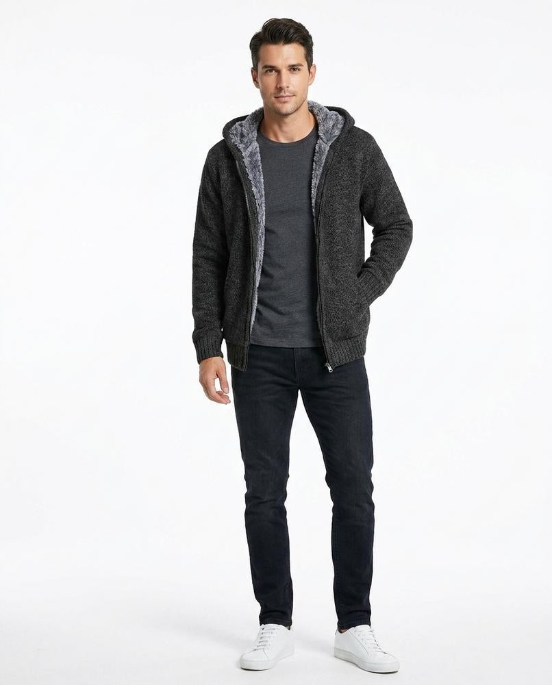Nord Wear - Mater | Fleece-Lined Hooded Knit Cardigan Men