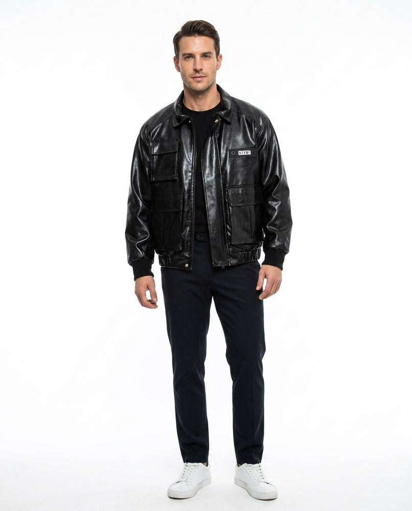 Nord Wear - Eipur | Faux Leather Multi-Pocket Jacket Men