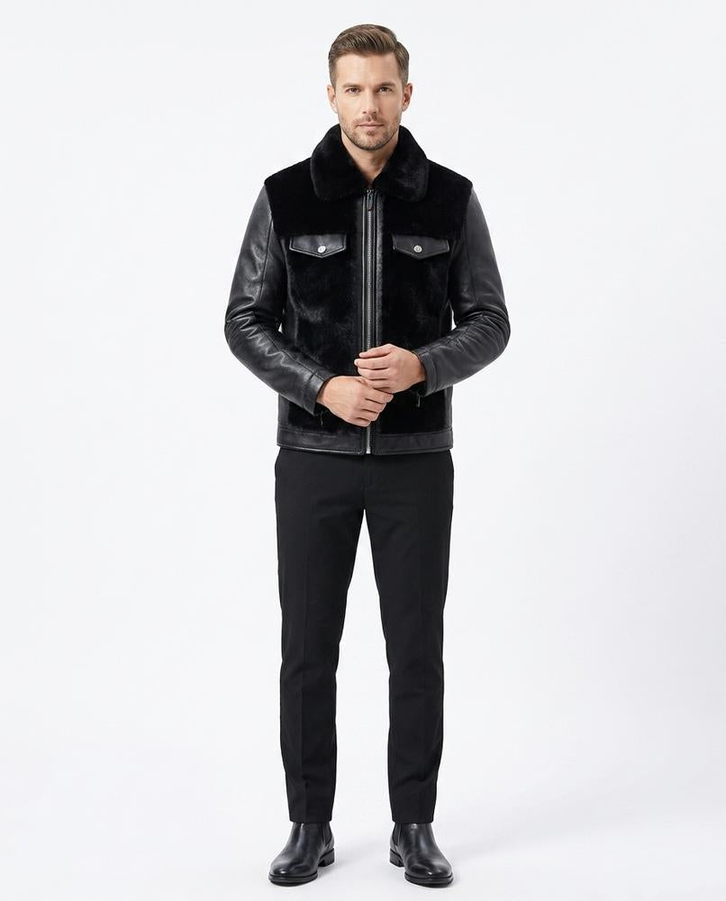 Nord Wear - Dovor | Faux-Shearling Zip-Up Jacket Men