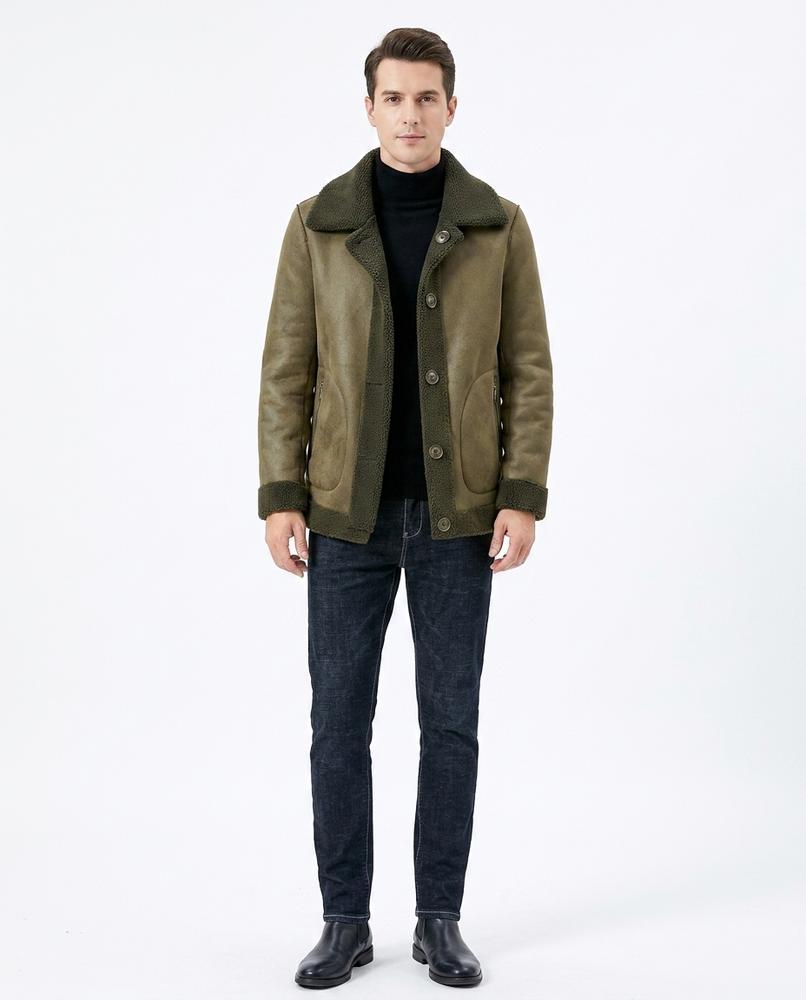 Nord Wear - Kidin | Shearling-Lined Button-Front Jacket Men