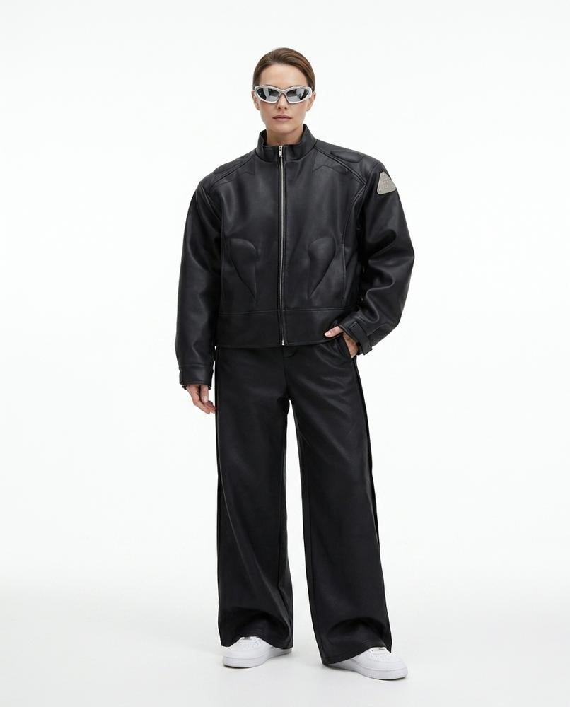 Nord Wear - Duvet | Faux Leather Zip-Up Jacket Unisex