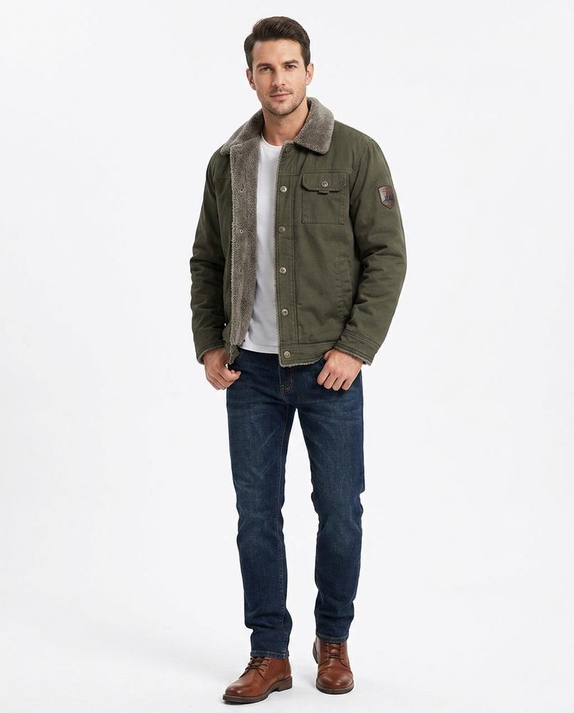 Nord Wear - Tupat | Shearling-Collar Button-Up Jacket Men