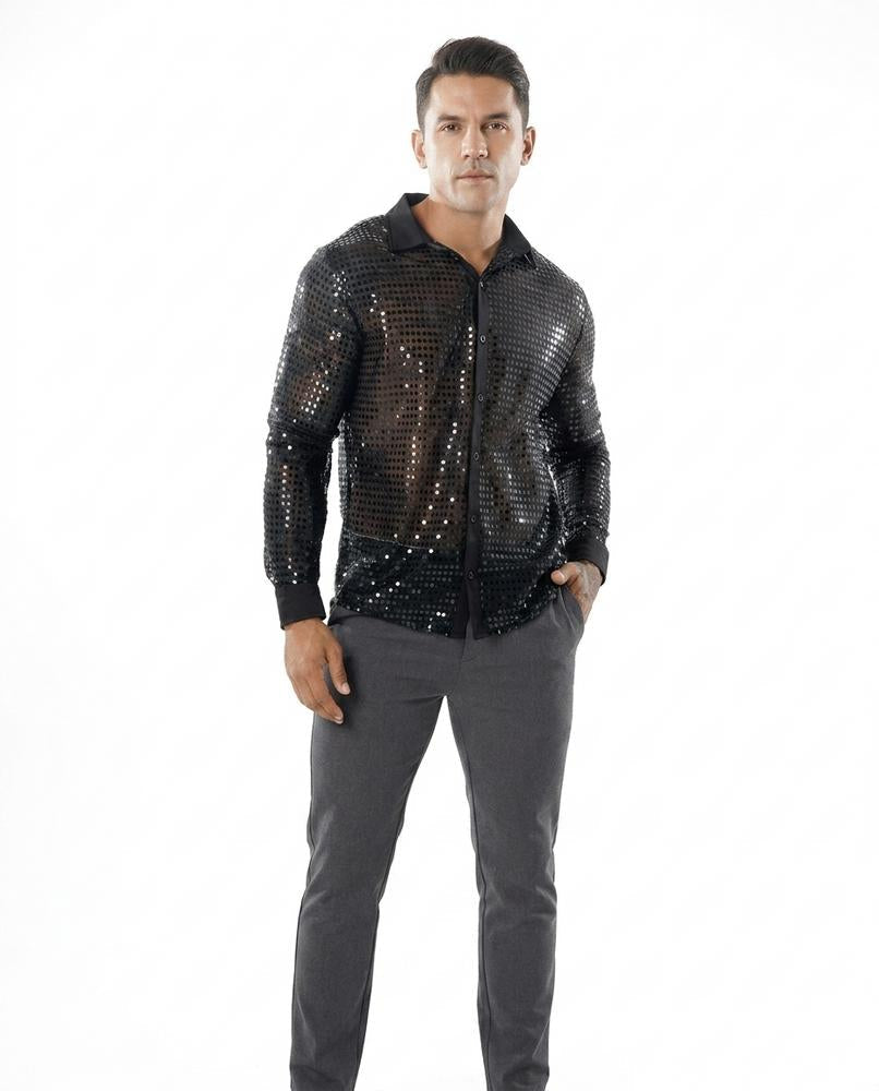 Nord Wear - Vogum | Sequin-Embellished Sheer Shirt Men