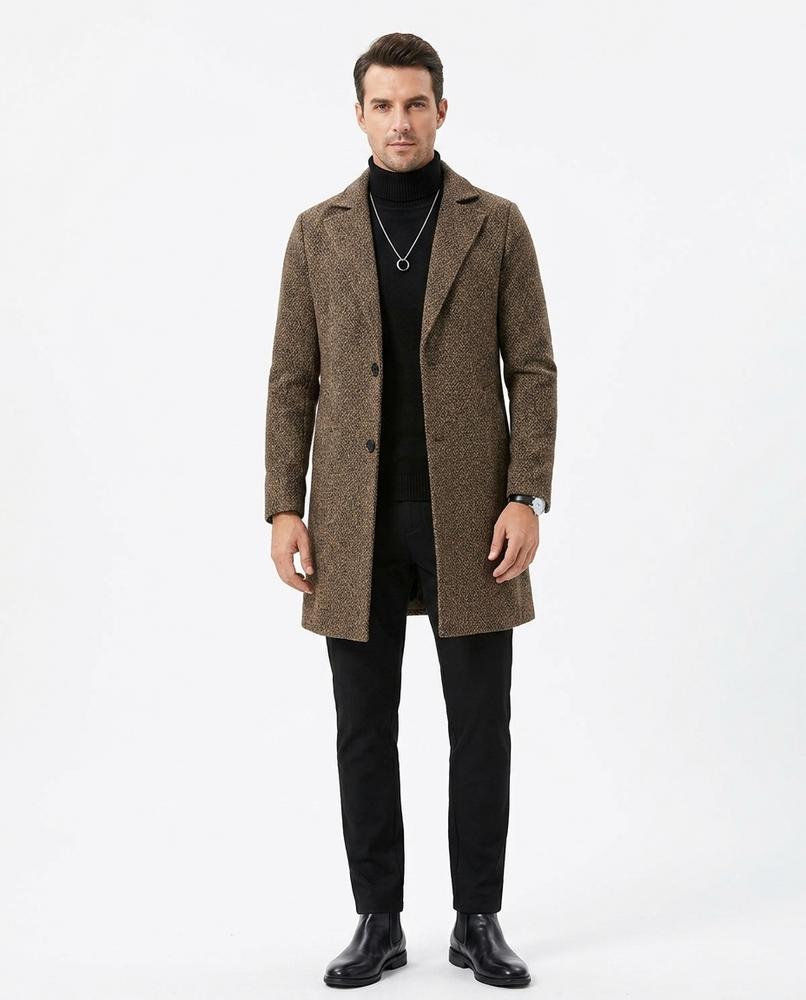 Nord Wear - Cikir | Textured Single-Breasted Coat Men