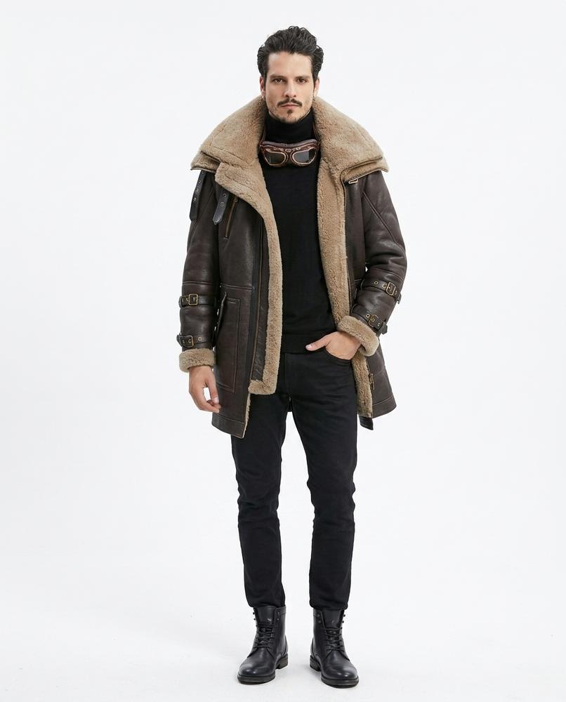 Nord Wear - Kosuv | Shearling-Lined Leather Coat Men
