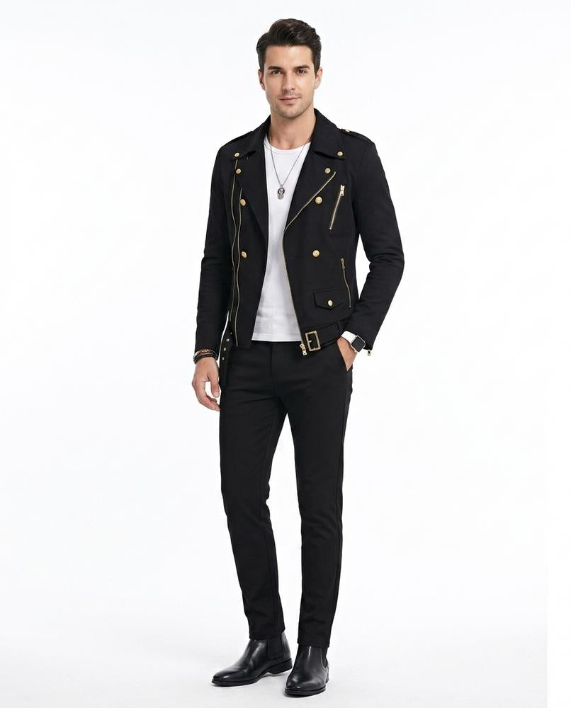 Nord Wear - Delas | Asymmetrical Belted Jacket Men