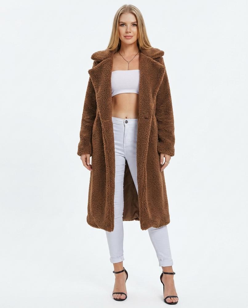 Nord Wear - Ailas | Longline Teddy-Fleece Coat Women