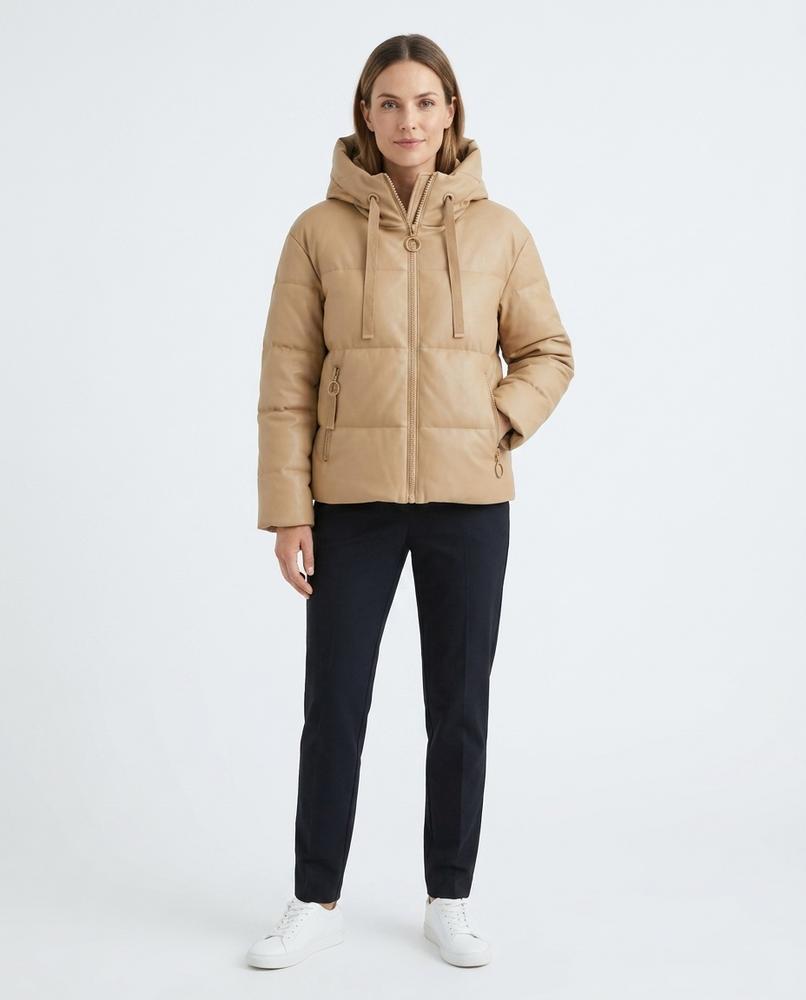 Nord Wear - Sikum | Faux-Leather Hooded Jacket Women