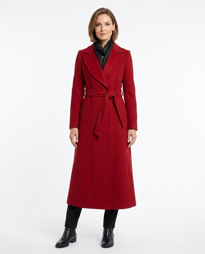 Nord Wear - Tapar | Belted Shawl Collar Coat Women