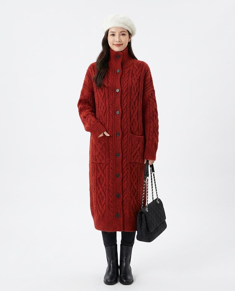 Nord Wear - Sulan | Long Rib-Knit Knit Cardigan Women