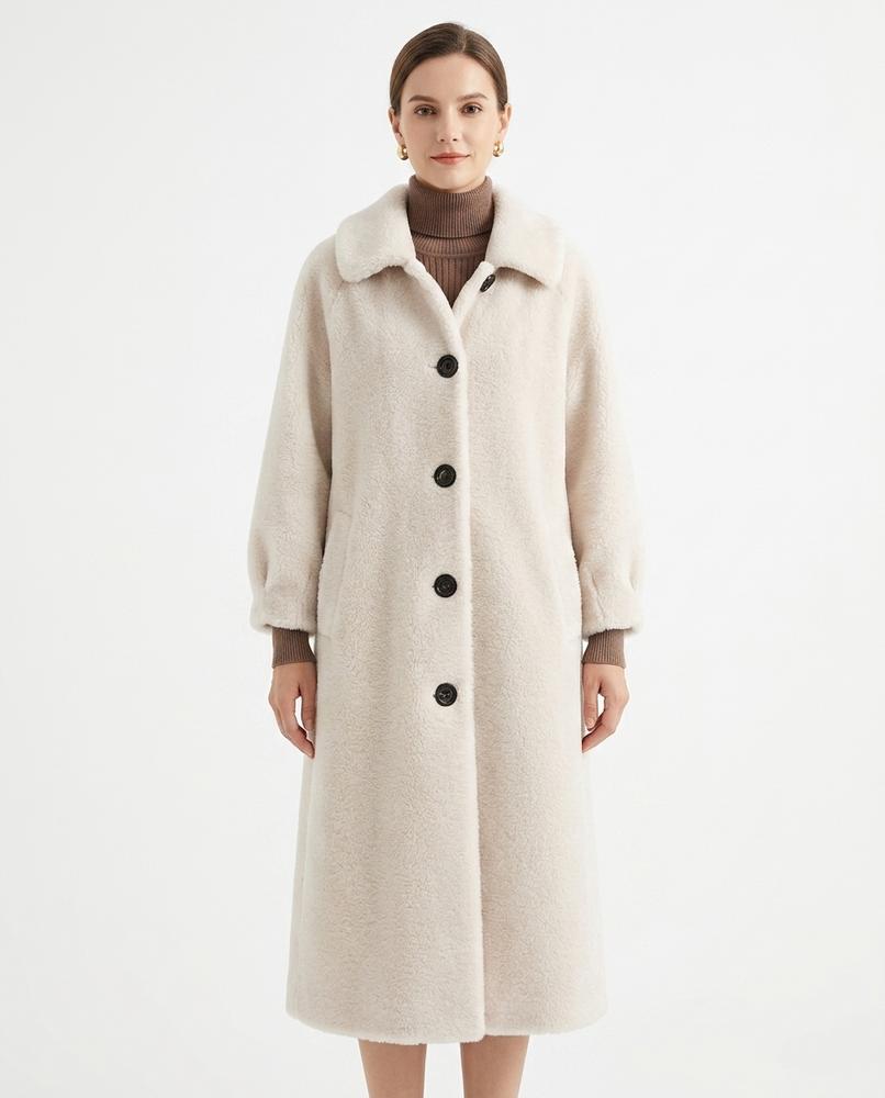 Nord Wear - Eomem | Button-Front Faux Fur Coat Women
