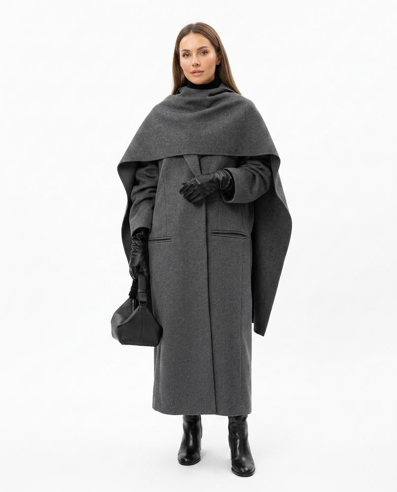 Nord Wear - Tedad | Shawl-Collar Longline Coat Women