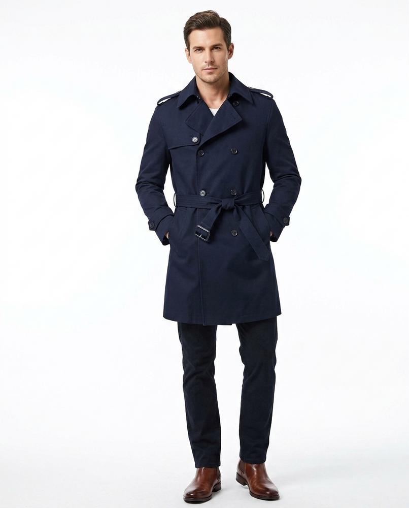 Nord Wear - Mepit | Double-Breasted Belted Coat Men