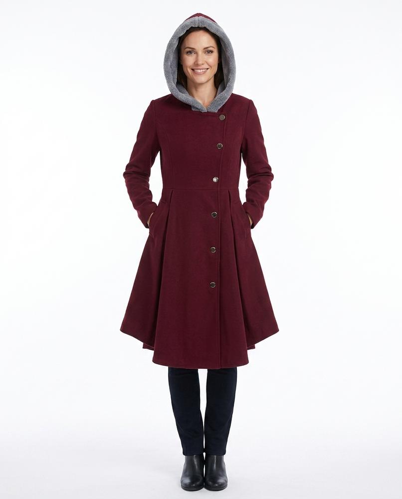 Nord Wear - Kakuk | Hooded Asymmetrical Coat Women