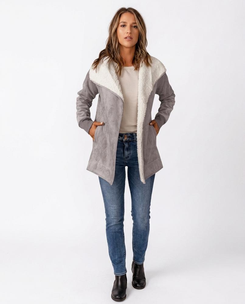 Nord Wear - Nenot | Sherpa-Lined Open-Front Coat Women