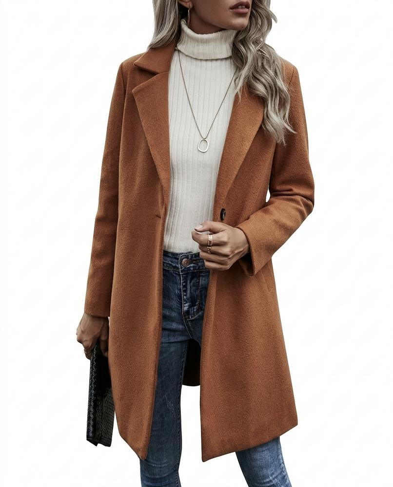 Nord Wear - Doram | Single-Breasted Notched Lapel Coat Women